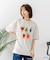 【はらぺこあおむし/The Very Hungry Caterpillar】【コットン100%のしっかりした生地 ドロップショルダー】オリジナルデザイン 刺繍Tシャツ エリック・カール 絵本 キャラクター グッズ ユニセックス