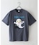 【ねないこだれだ】【コットン100％のしっかりした生地 ドロップショルダー】オリジナルデザイン 刺繍Tシャツ せなけいこ 絵本 コラボ キャラクター 半袖 ユニセックス おばけ グッズ かわいい