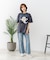【ねないこだれだ】【コットン100％のしっかりした生地 ドロップショルダー】オリジナルデザイン 刺繍Tシャツ せなけいこ 絵本 コラボ キャラクター 半袖 ユニセックス おばけ グッズ かわいい