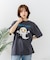 【ねないこだれだ】【コットン100％のしっかりした生地 ドロップショルダー】オリジナルデザイン 刺繍Tシャツ せなけいこ 絵本 コラボ キャラクター 半袖 ユニセックス おばけ グッズ かわいい