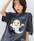 【ねないこだれだ】【コットン100％のしっかりした生地 ドロップショルダー】オリジナルデザイン 刺繍Tシャツ せなけいこ 絵本 コラボ キャラクター 半袖 ユニセックス おばけ グッズ かわいい
