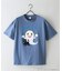 【ねないこだれだ】【コットン100％のしっかりした生地 ドロップショルダー】オリジナルデザイン 刺繍Tシャツ せなけいこ 絵本 コラボ キャラクター 半袖 ユニセックス おばけ グッズ かわいい