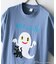 【ねないこだれだ】【コットン100％のしっかりした生地 ドロップショルダー】オリジナルデザイン 刺繍Tシャツ せなけいこ 絵本 コラボ キャラクター 半袖 ユニセックス おばけ グッズ かわいい