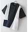 【BLUE STANDARD】ドライリップル 切り替えデザインTシャツ 吸水速乾 ストレッチ イージーケア さらさら快適 カットソー
