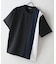 【BLUE STANDARD】ドライリップル 切り替えデザインTシャツ 吸水速乾 ストレッチ イージーケア さらさら快適 カットソー