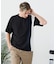 【BLUE STANDARD】ドライリップル 切り替えデザインTシャツ 吸水速乾 ストレッチ イージーケア さらさら快適 カットソー