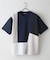 【BLUE STANDARD】ドライリップル 切り替えデザインTシャツ 吸水速乾 ストレッチ イージーケア さらさら快適 カットソー