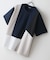 【BLUE STANDARD】ドライリップル 切り替えデザインTシャツ 吸水速乾 ストレッチ イージーケア さらさら快適 カットソー