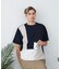 【BLUE STANDARD】ドライリップル 切り替えデザインTシャツ 吸水速乾 ストレッチ イージーケア さらさら快適 カットソー
