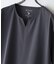 【HEAT BLOCKER/ヒートブロッカー】【まるで着る日傘！遮熱＆UVカット】コットンライク キーネックTシャツ 吸水速乾 アンチピリング イージーケア ユニセックス