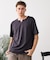 【HEAT BLOCKER/ヒートブロッカー】【まるで着る日傘！遮熱＆UVカット】コットンライク キーネックTシャツ 吸水速乾 アンチピリング イージーケア ユニセックス