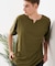 【HEAT BLOCKER/ヒートブロッカー】【まるで着る日傘！遮熱＆UVカット】コットンライク キーネックTシャツ 吸水速乾 アンチピリング イージーケア ユニセックス
