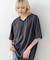 【HEAT BLOCKER/ヒートブロッカー】【まるで着る日傘！遮熱＆UVカット】コットンライク VネックTシャツ 吸水速乾 アンチピリング イージーケア ユニセックス
