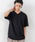 【HEAT BLOCKER/ヒートブロッカー】【まるで着る日傘！遮熱＆UVカット】コットンライク VネックTシャツ 吸水速乾 アンチピリング イージーケア ユニセックス