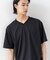 【HEAT BLOCKER/ヒートブロッカー】【まるで着る日傘！遮熱＆UVカット】コットンライク VネックTシャツ 吸水速乾 アンチピリング イージーケア ユニセックス