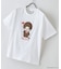 【Monchhichi/モンチッチ】【限定オリジナルデザイン】モンチッチ Tシャツ コットン100% ドロップショルダーシルエット プリント サガラ刺繍 半袖 カットソー キャラクター レトロ ユニセックス