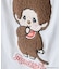 【Monchhichi/モンチッチ】【限定オリジナルデザイン】モンチッチ Tシャツ コットン100% ドロップショルダーシルエット プリント サガラ刺繍 半袖 カットソー キャラクター レトロ ユニセックス