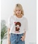 【Monchhichi/モンチッチ】【限定オリジナルデザイン】モンチッチ Tシャツ コットン100% ドロップショルダーシルエット プリント サガラ刺繍 半袖 カットソー キャラクター レトロ ユニセックス