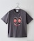【Monchhichi/モンチッチ】【限定オリジナルデザイン】モンチッチ Tシャツ コットン100% ドロップショルダーシルエット プリント サガラ刺繍 半袖 カットソー キャラクター レトロ ユニセックス