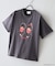 【Monchhichi/モンチッチ】【限定オリジナルデザイン】モンチッチ Tシャツ コットン100% ドロップショルダーシルエット プリント サガラ刺繍 半袖 カットソー キャラクター レトロ ユニセックス