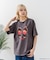 【Monchhichi/モンチッチ】【限定オリジナルデザイン】モンチッチ Tシャツ コットン100% ドロップショルダーシルエット プリント サガラ刺繍 半袖 カットソー キャラクター レトロ ユニセックス