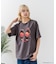 【Monchhichi/モンチッチ】【限定オリジナルデザイン】モンチッチ Tシャツ コットン100% ドロップショルダーシルエット プリント サガラ刺繍 半袖 カットソー キャラクター レトロ ユニセックス