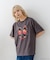 【Monchhichi/モンチッチ】【限定オリジナルデザイン】モンチッチ Tシャツ コットン100% ドロップショルダーシルエット プリント サガラ刺繍 半袖 カットソー キャラクター レトロ ユニセックス