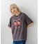 【Monchhichi/モンチッチ】【限定オリジナルデザイン】モンチッチ Tシャツ コットン100% ドロップショルダーシルエット プリント サガラ刺繍 半袖 カットソー キャラクター レトロ ユニセックス