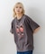 【Monchhichi/モンチッチ】【限定オリジナルデザイン】モンチッチ Tシャツ コットン100% ドロップショルダーシルエット プリント サガラ刺繍 半袖 カットソー キャラクター レトロ ユニセックス