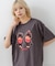 【Monchhichi/モンチッチ】【限定オリジナルデザイン】モンチッチ Tシャツ コットン100% ドロップショルダーシルエット プリント サガラ刺繍 半袖 カットソー キャラクター レトロ ユニセックス