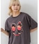 【Monchhichi/モンチッチ】【限定オリジナルデザイン】モンチッチ Tシャツ コットン100% ドロップショルダーシルエット プリント サガラ刺繍 半袖 カットソー キャラクター レトロ ユニセックス