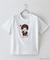 【Monchhichi/モンチッチ】【限定オリジナルデザイン】モンチッチ Tシャツ コットン100% ドロップショルダーシルエット プリント サガラ刺繍 半袖 カットソー キャラクター レトロ ユニセックス
