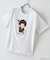 【Monchhichi/モンチッチ】【限定オリジナルデザイン】モンチッチ Tシャツ コットン100% ドロップショルダーシルエット プリント サガラ刺繍 半袖 カットソー キャラクター レトロ ユニセックス