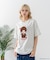 【Monchhichi/モンチッチ】【限定オリジナルデザイン】モンチッチ Tシャツ コットン100% ドロップショルダーシルエット プリント サガラ刺繍 半袖 カットソー キャラクター レトロ ユニセックス