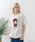 【Monchhichi/モンチッチ】【限定オリジナルデザイン】モンチッチ Tシャツ コットン100% ドロップショルダーシルエット プリント サガラ刺繍 半袖 カットソー キャラクター レトロ ユニセックス