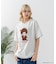 【Monchhichi/モンチッチ】【限定オリジナルデザイン】モンチッチ Tシャツ コットン100% ドロップショルダーシルエット プリント サガラ刺繍 半袖 カットソー キャラクター レトロ ユニセックス
