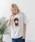 【Monchhichi/モンチッチ】【限定オリジナルデザイン】モンチッチ Tシャツ コットン100% ドロップショルダーシルエット プリント サガラ刺繍 半袖 カットソー キャラクター レトロ ユニセックス