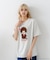 【Monchhichi/モンチッチ】【限定オリジナルデザイン】モンチッチ Tシャツ コットン100% ドロップショルダーシルエット プリント サガラ刺繍 半袖 カットソー キャラクター レトロ ユニセックス