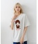 【Monchhichi/モンチッチ】【限定オリジナルデザイン】モンチッチ Tシャツ コットン100% ドロップショルダーシルエット プリント サガラ刺繍 半袖 カットソー キャラクター レトロ ユニセックス