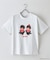 【Monchhichi/モンチッチ】【限定オリジナルデザイン】モンチッチ Tシャツ コットン100% ドロップショルダーシルエット プリント サガラ刺繍 半袖 カットソー キャラクター レトロ ユニセックス