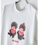 【Monchhichi/モンチッチ】【限定オリジナルデザイン】モンチッチ Tシャツ コットン100% ドロップショルダーシルエット プリント サガラ刺繍 半袖 カットソー キャラクター レトロ ユニセックス