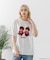 【Monchhichi/モンチッチ】【限定オリジナルデザイン】モンチッチ Tシャツ コットン100% ドロップショルダーシルエット プリント サガラ刺繍 半袖 カットソー キャラクター レトロ ユニセックス