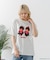 【Monchhichi/モンチッチ】【限定オリジナルデザイン】モンチッチ Tシャツ コットン100% ドロップショルダーシルエット プリント サガラ刺繍 半袖 カットソー キャラクター レトロ ユニセックス