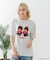 【Monchhichi/モンチッチ】【限定オリジナルデザイン】モンチッチ Tシャツ コットン100% ドロップショルダーシルエット プリント サガラ刺繍 半袖 カットソー キャラクター レトロ ユニセックス