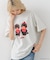 【Monchhichi/モンチッチ】【限定オリジナルデザイン】モンチッチ Tシャツ コットン100% ドロップショルダーシルエット プリント サガラ刺繍 半袖 カットソー キャラクター レトロ ユニセックス