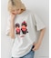 【Monchhichi/モンチッチ】【限定オリジナルデザイン】モンチッチ Tシャツ コットン100% ドロップショルダーシルエット プリント サガラ刺繍 半袖 カットソー キャラクター レトロ ユニセックス