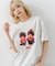 【Monchhichi/モンチッチ】【限定オリジナルデザイン】モンチッチ Tシャツ コットン100% ドロップショルダーシルエット プリント サガラ刺繍 半袖 カットソー キャラクター レトロ ユニセックス