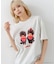 【Monchhichi/モンチッチ】【限定オリジナルデザイン】モンチッチ Tシャツ コットン100% ドロップショルダーシルエット プリント サガラ刺繍 半袖 カットソー キャラクター レトロ ユニセックス