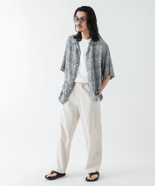 コットンリネンワイドストレートパンツ｜アーバンリサーチウェア