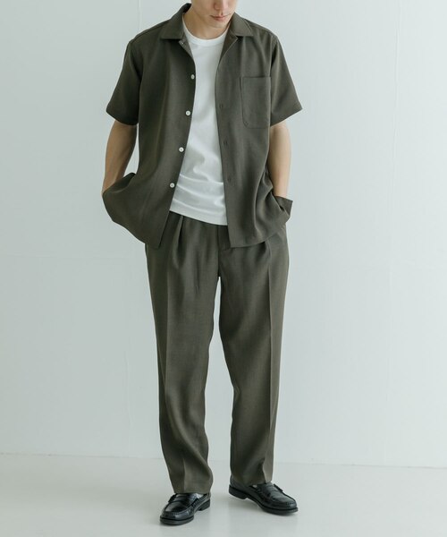 UR TECH DRYLUXE』リネンライクショートスリーブシャツ